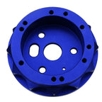 6-Bolt Hub Adapter for Ford Fairlane Mustang (1965–1969) Blue Aluminum