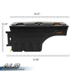 Set of 2 Truck Bed Storage Boxes for Toyota Tundra (2007–2020)
