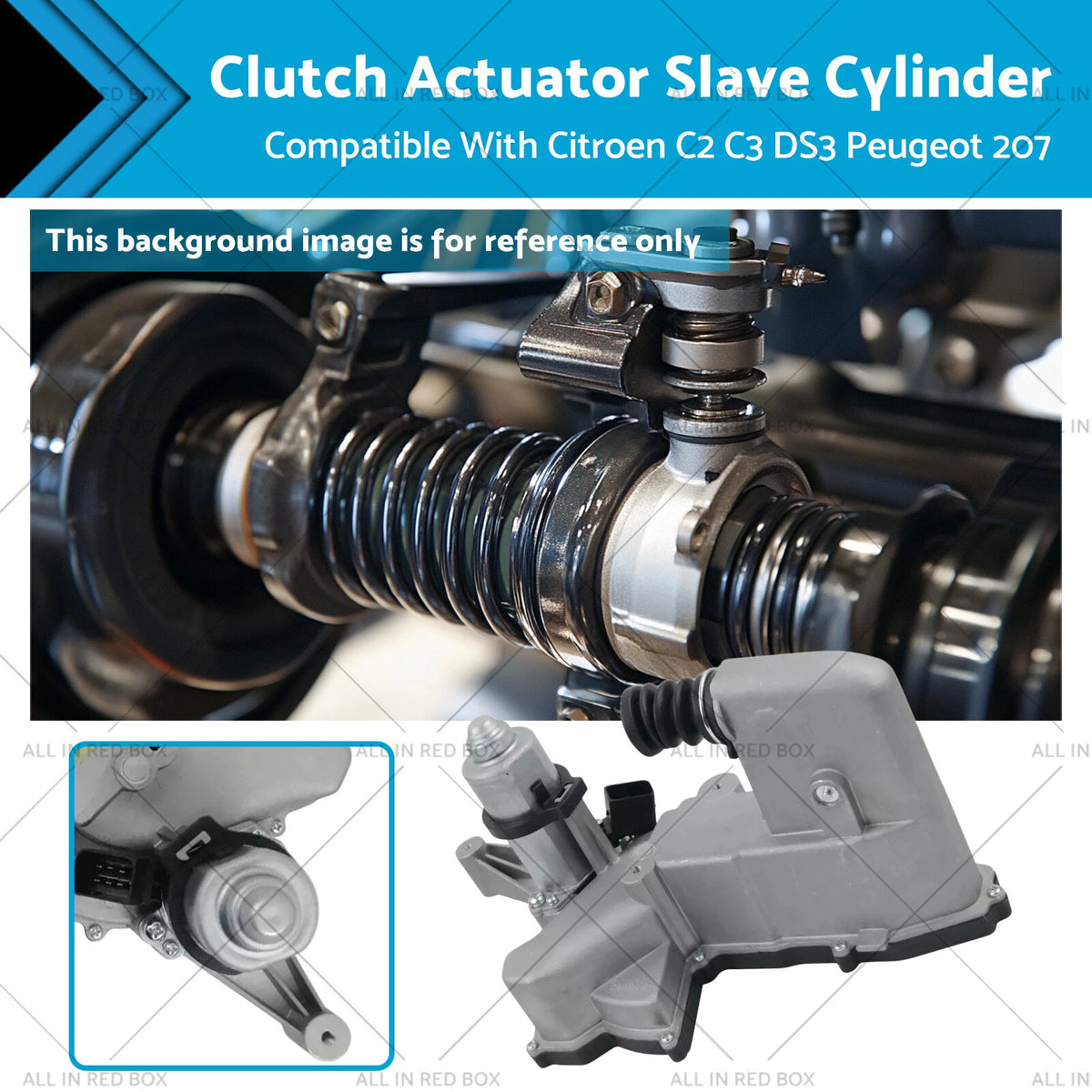 Clutch Actuator Slave Cylinder for Citroen C2 C3 DS3 Peugeot (2003–2013) 9656382080