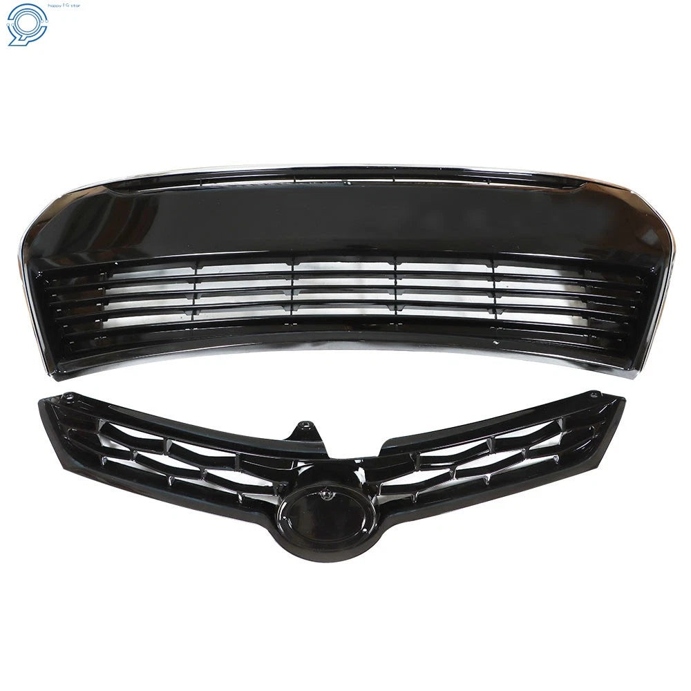 Front Bumper Grille for Toyota Corolla S (2014-2016) Gloss Black