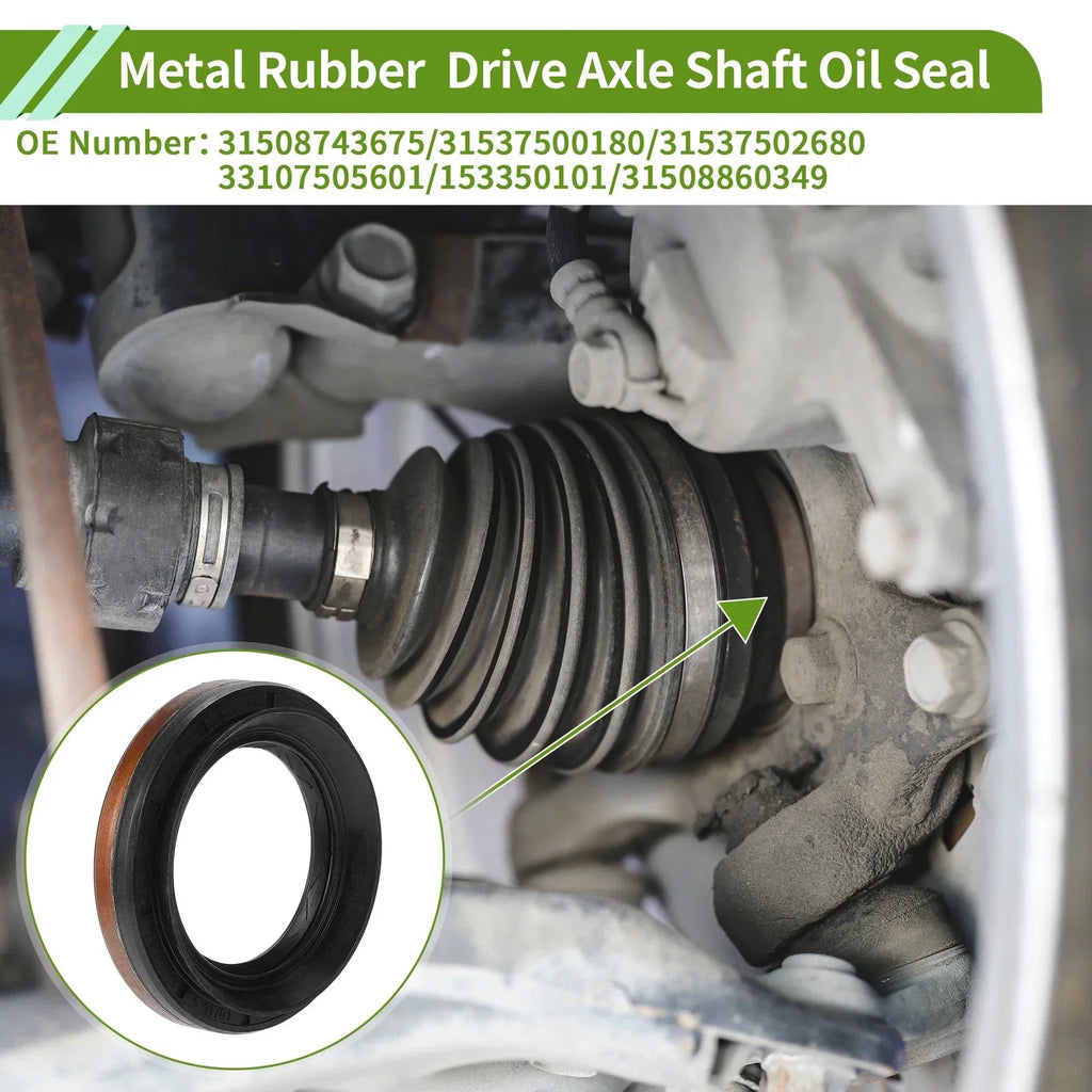 Drive Axle Shaft Oil Seal Left Differential Carrier Seal for BMW
