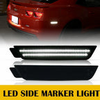 2 LED Smoked Rear Bumper Side Marker Lights for Chevy Camaro (2010–2015)