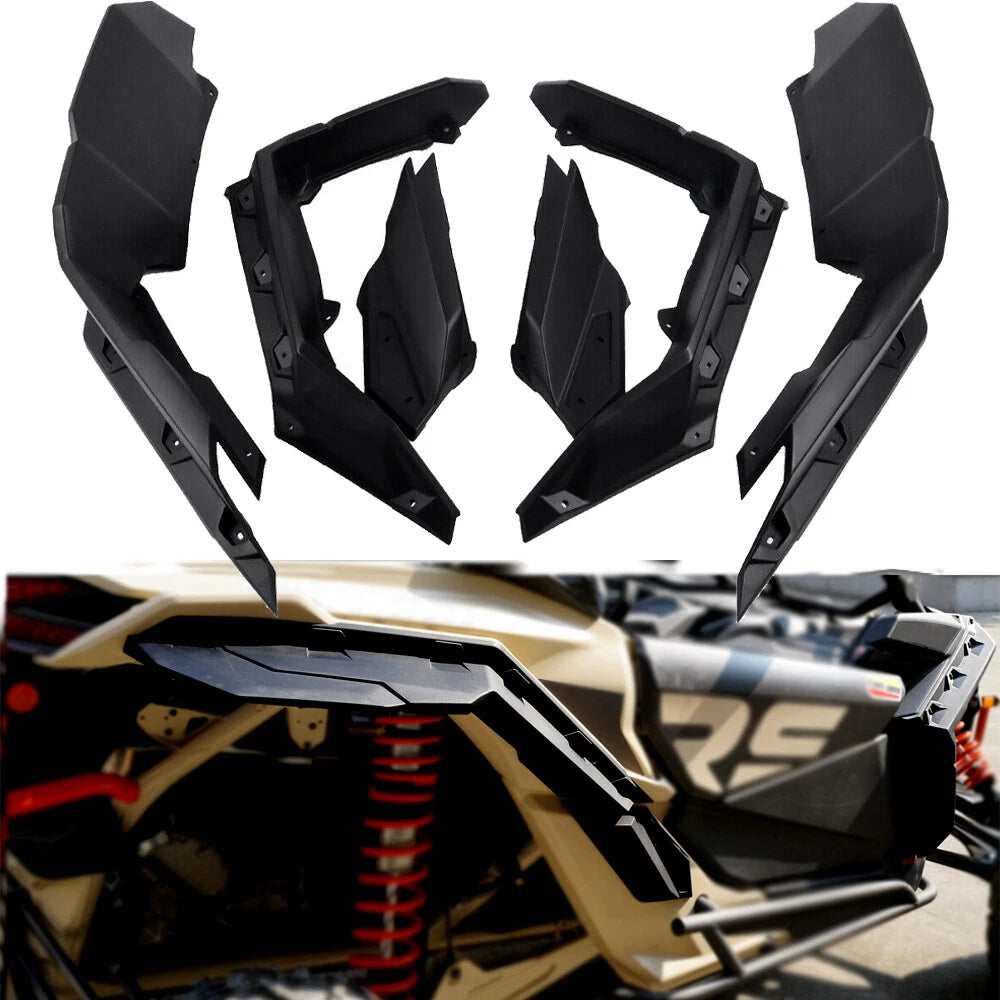 Complete Extended Fender Flares for Can-Am Maverick X3 & X3 Max (2017–2025)