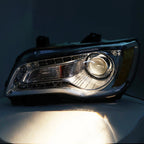 Set of 2 Halogen Headlights Assembly for Chrysler 300 (2011–2014) Chrome