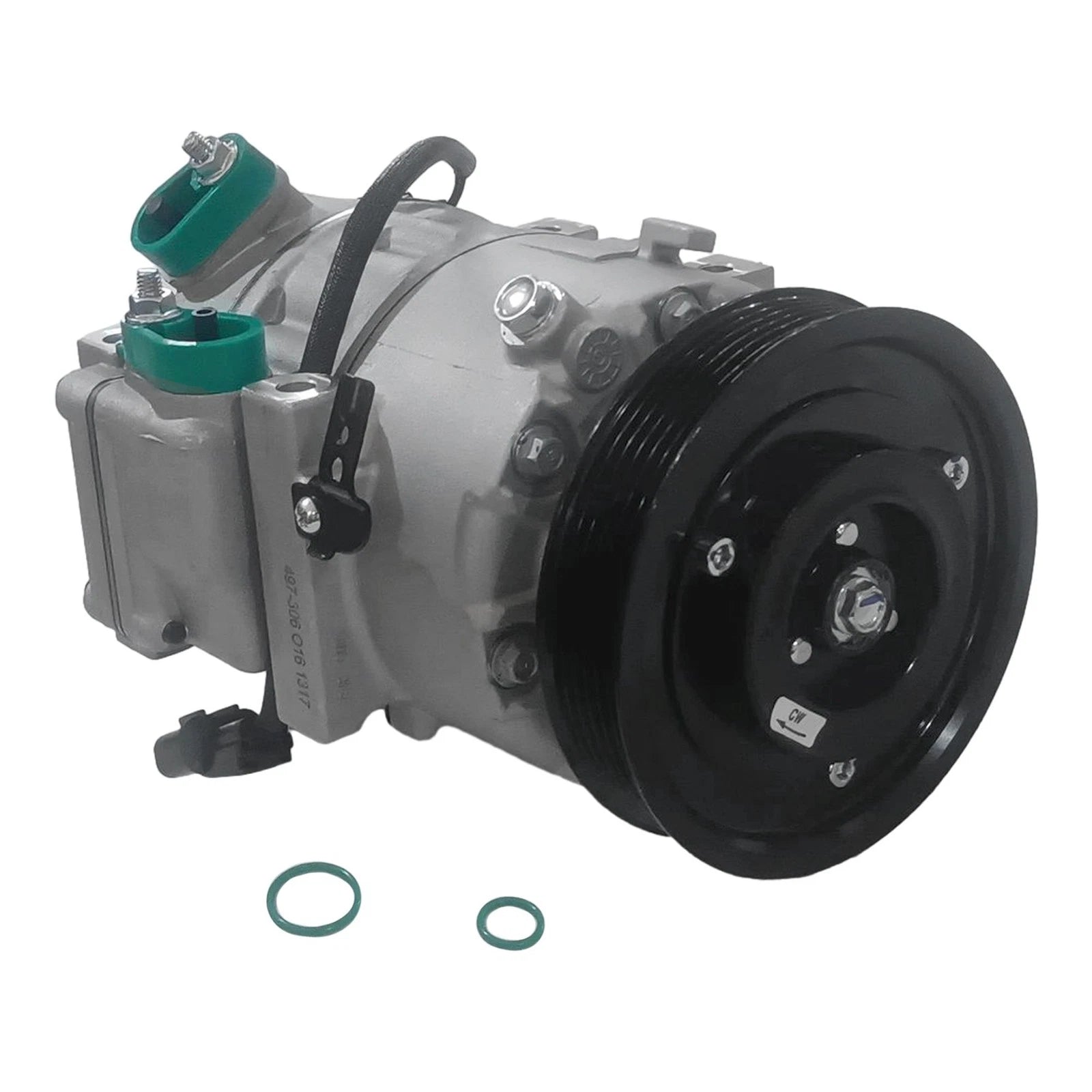 AC Compressor w/Clutch VS18E for 12-18 Hyundai Santa Fe Sport Sorento CO29105C