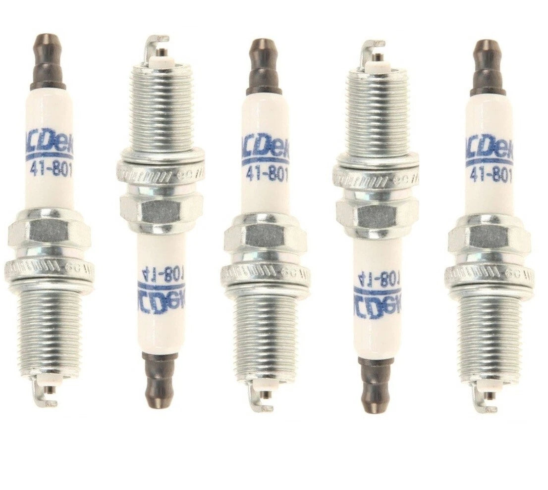 Set of 5 Spark Plugs for Audi 90 Quattro Coupe (1988–1995)