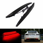 2X LED Smoke Rear Bumper Reflector Tail Brake Lights for Tesla Model S (2012–2023)