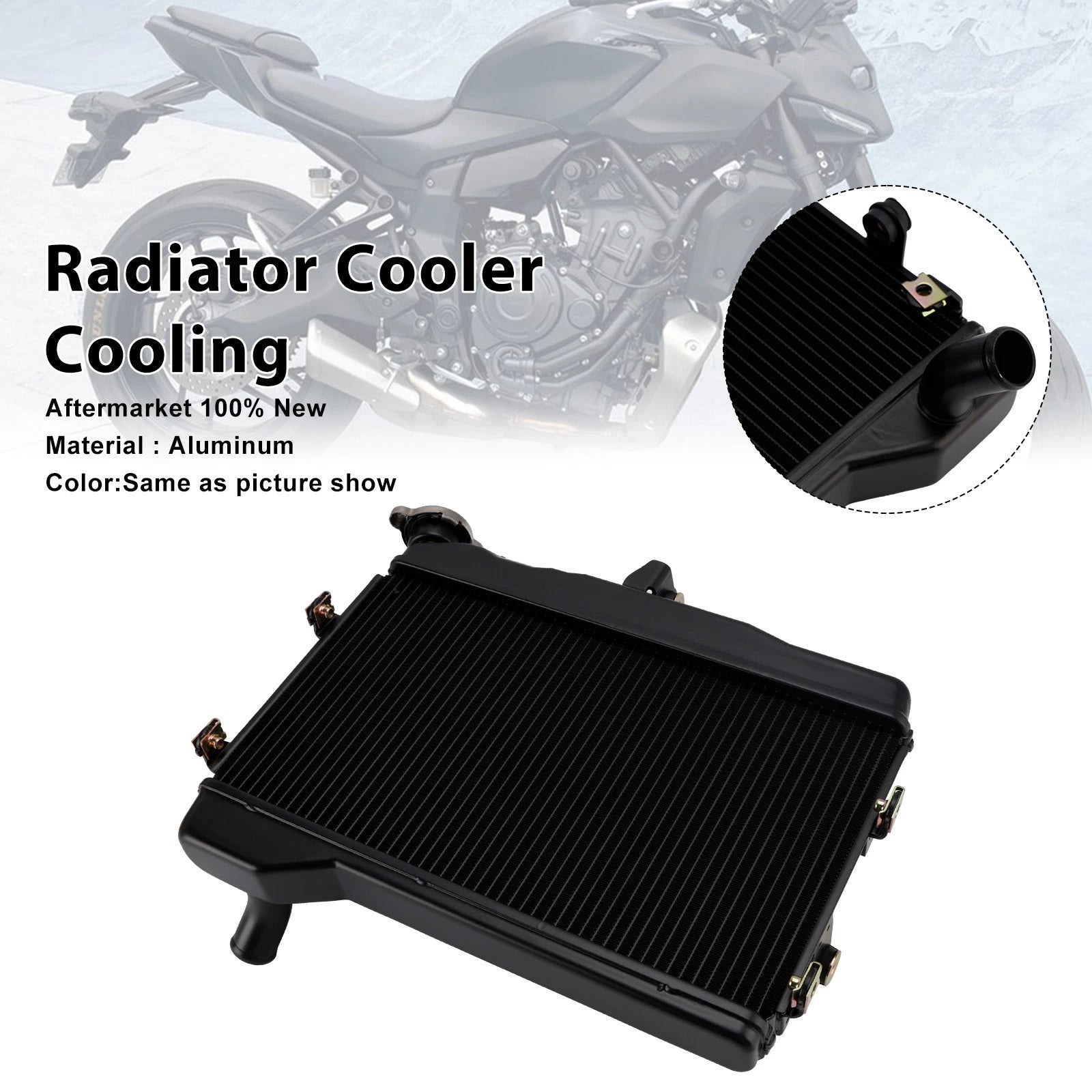 Aluminum Radiator for Yamaha MT-07 (2025–2026)
