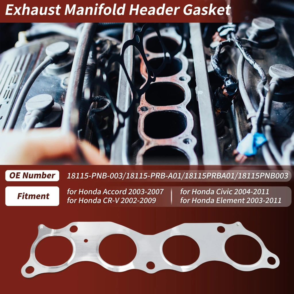 Exhaust Gasket Seal for Honda Accord Civic CR-V Element (No. 18115PNB003)