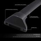 Roof Rack Rail Cross Bar Cargo Carrier for Acura MDX (2014–2018)