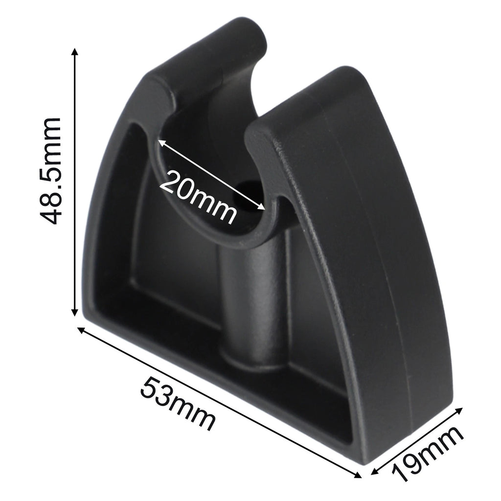 2X Boat Pole Clips for Stabilizing Lights on Marine Vessels