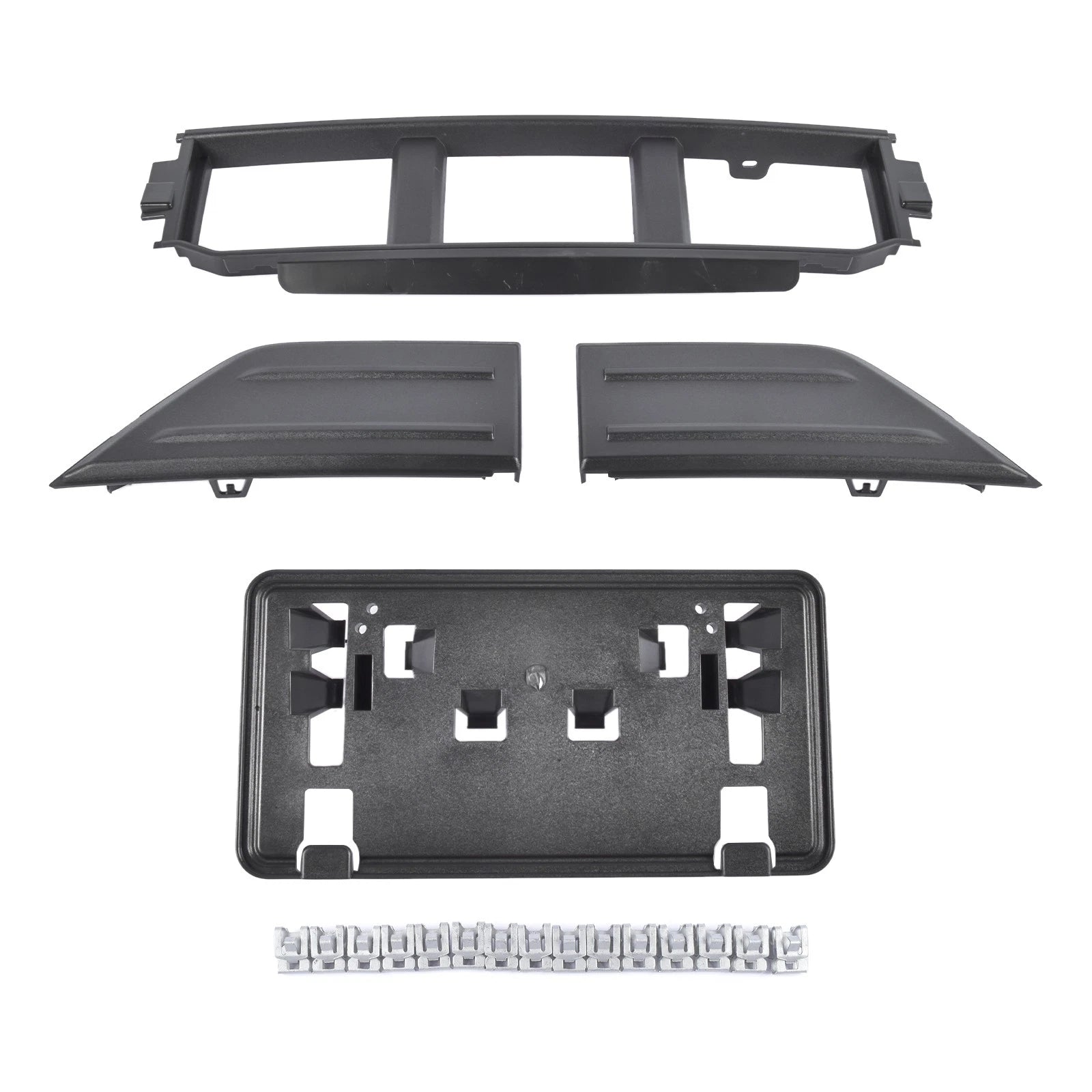 Front Lower Bumper Corner Grille & Cover for Ford F-150 (2021–2023) Black