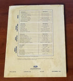 Service Shop Manual for Lincoln Mark VII (1992) FPS-12192-92