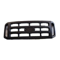 Replacement Black Matte Plastic Front Grille w/o Honeycomb Style