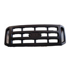 Replacement Black Matte Plastic Front Grille w/o Honeycomb Style