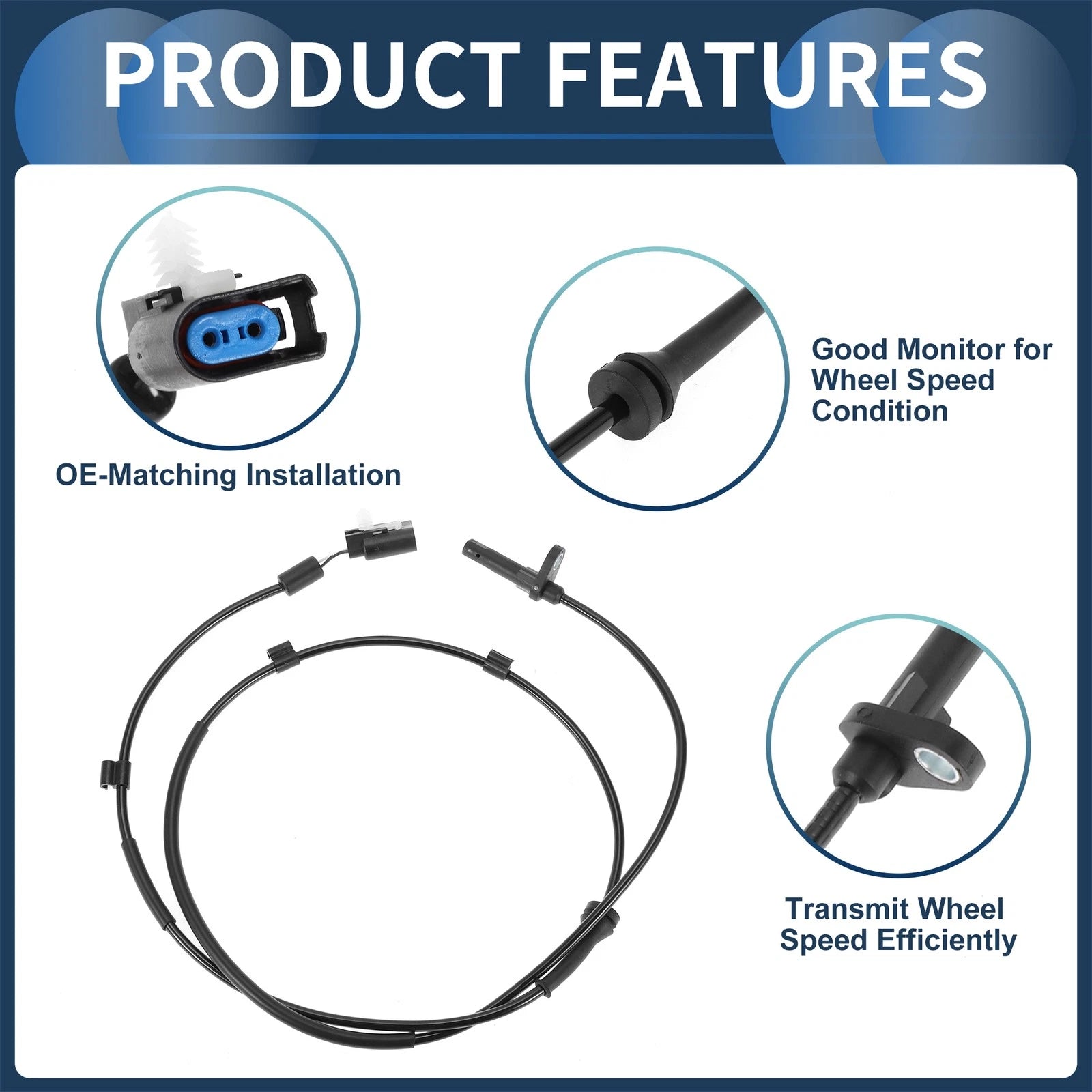 ABS Wheel Speed Sensor for Ford Transit Box (2014–2023) No.AC1V2B372CA