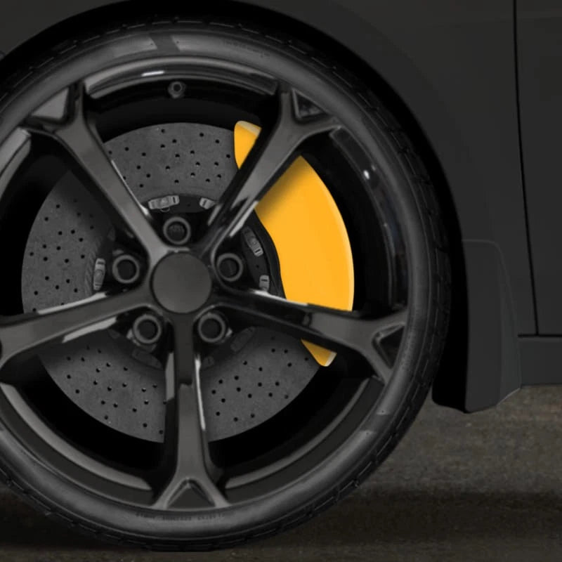 Classic Yellow MGP Caliper Covers Set of 4 for 2003-2006 Ford Expedition