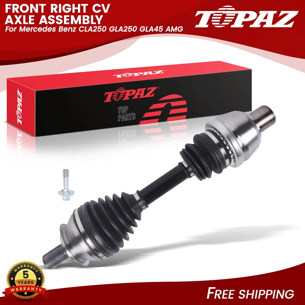 Front Right CV Axle Assembly for Mercedes Benz CLA250 GLA250 GLA45 AMG (2014–2019)