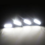Set of 4 Raptor Style White LED Grill Lights for Toyota Tacoma (2016–2019)