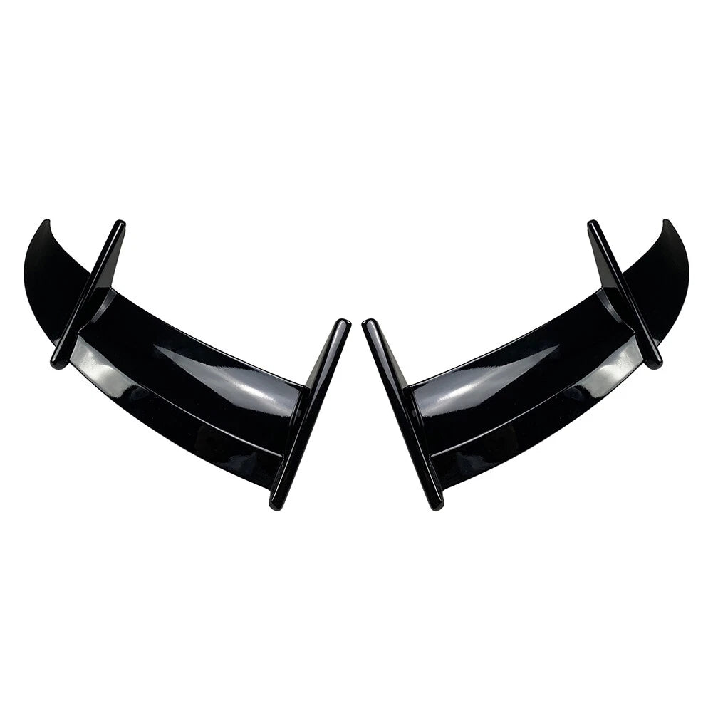 2 Pcs Black ABS Rear Roof Spoiler for Volkswagen Golf MK6 (2008–2012)