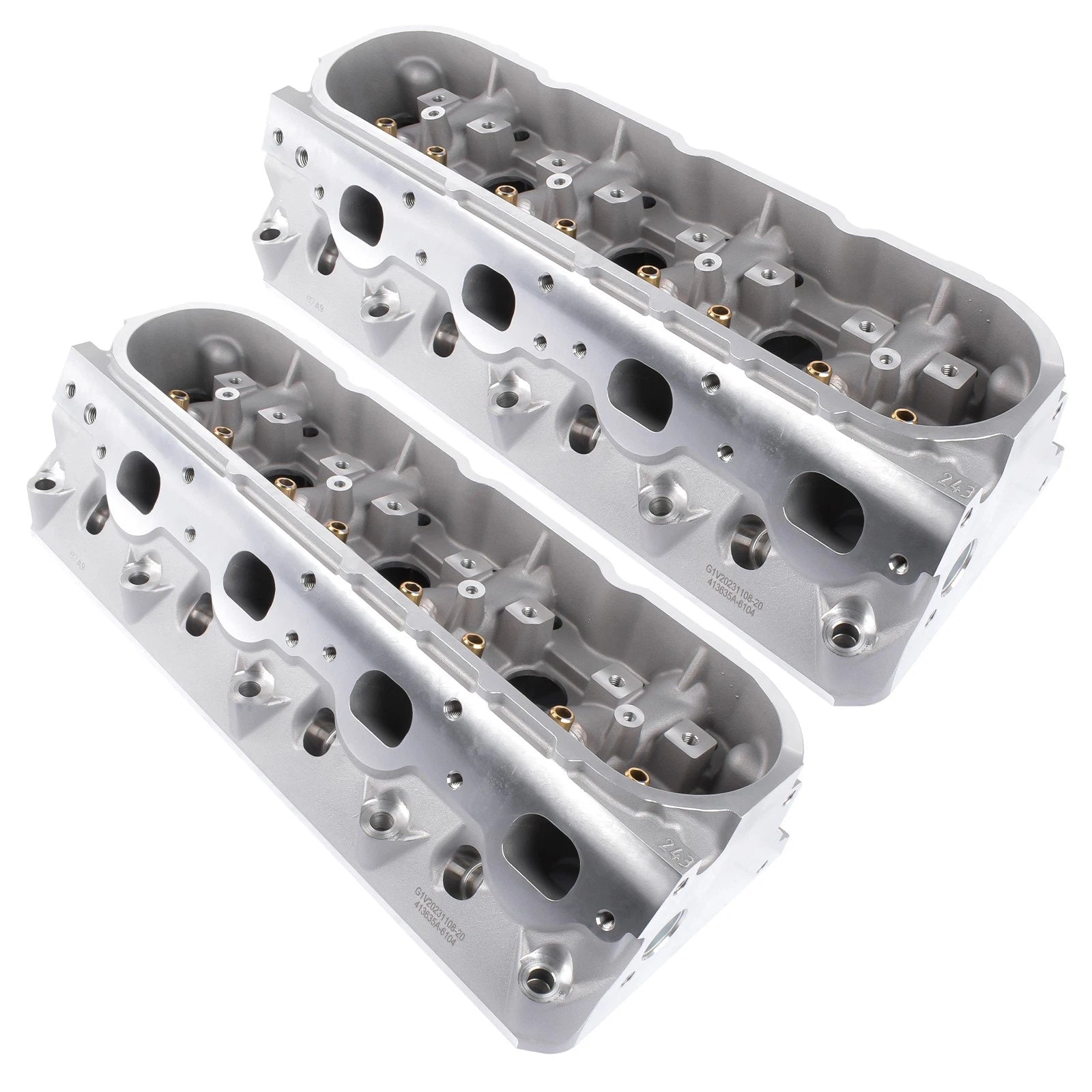 Set of 2 Cylinder Heads for GMC Chevy LS 4.8 5.3 5.7 6.0L (243 Casting, LS2, LS6, 799)