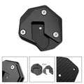Kickstand Enlarged Plate Pad for Suzuki GSXR1300R (2008–2020) Black