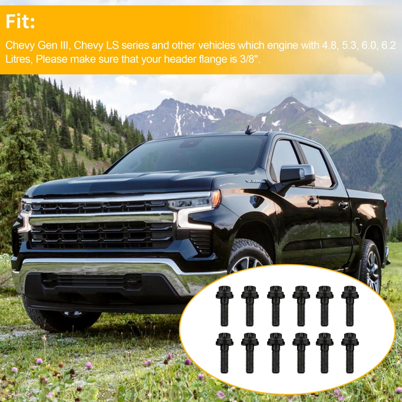 Intake Manifold Bolt Set for Chevy Gen III/LS (4.8-6.2L)