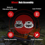 Set of 4 Wheel Hub Bearing Assemblies for Mini Cooper (2007-2014)