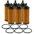 Set of 6 Wix Engine Oil Filters for Chrysler Dodge Jeep Ram VW V6