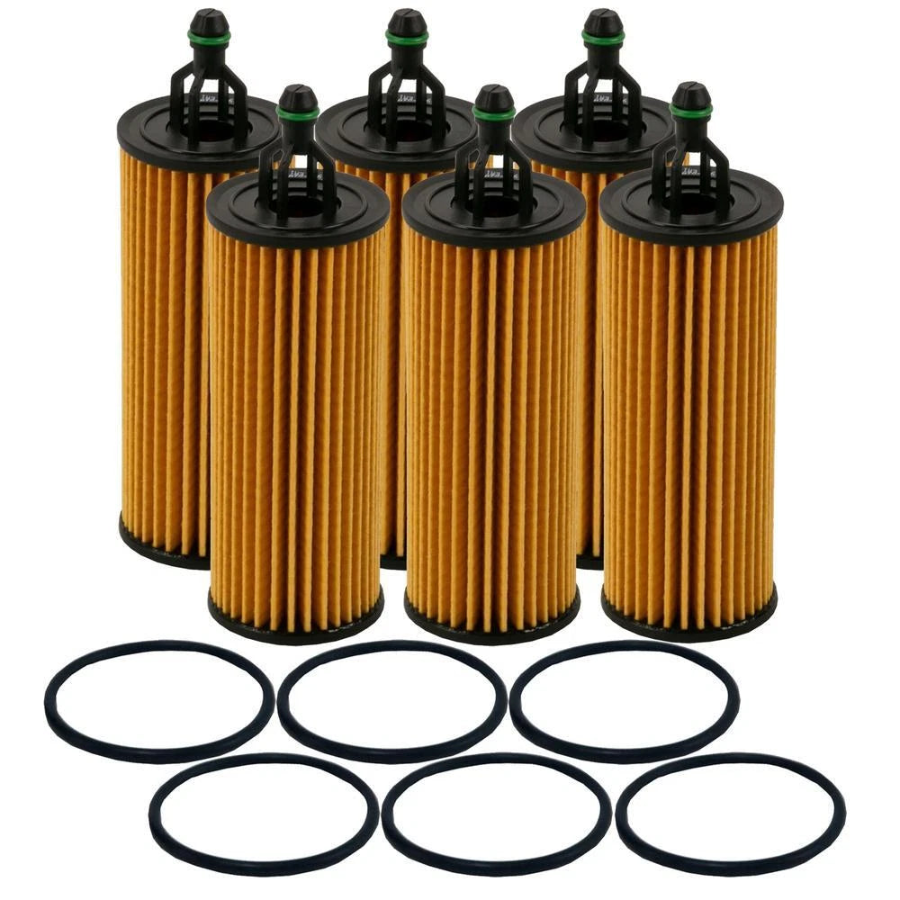Set of 6 Wix Engine Oil Filters for Chrysler Dodge Jeep Ram VW V6