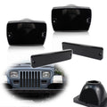 Set of 4 Smoke Lens Side Marker Lamps for Jeep Wrangler (1987–1995)