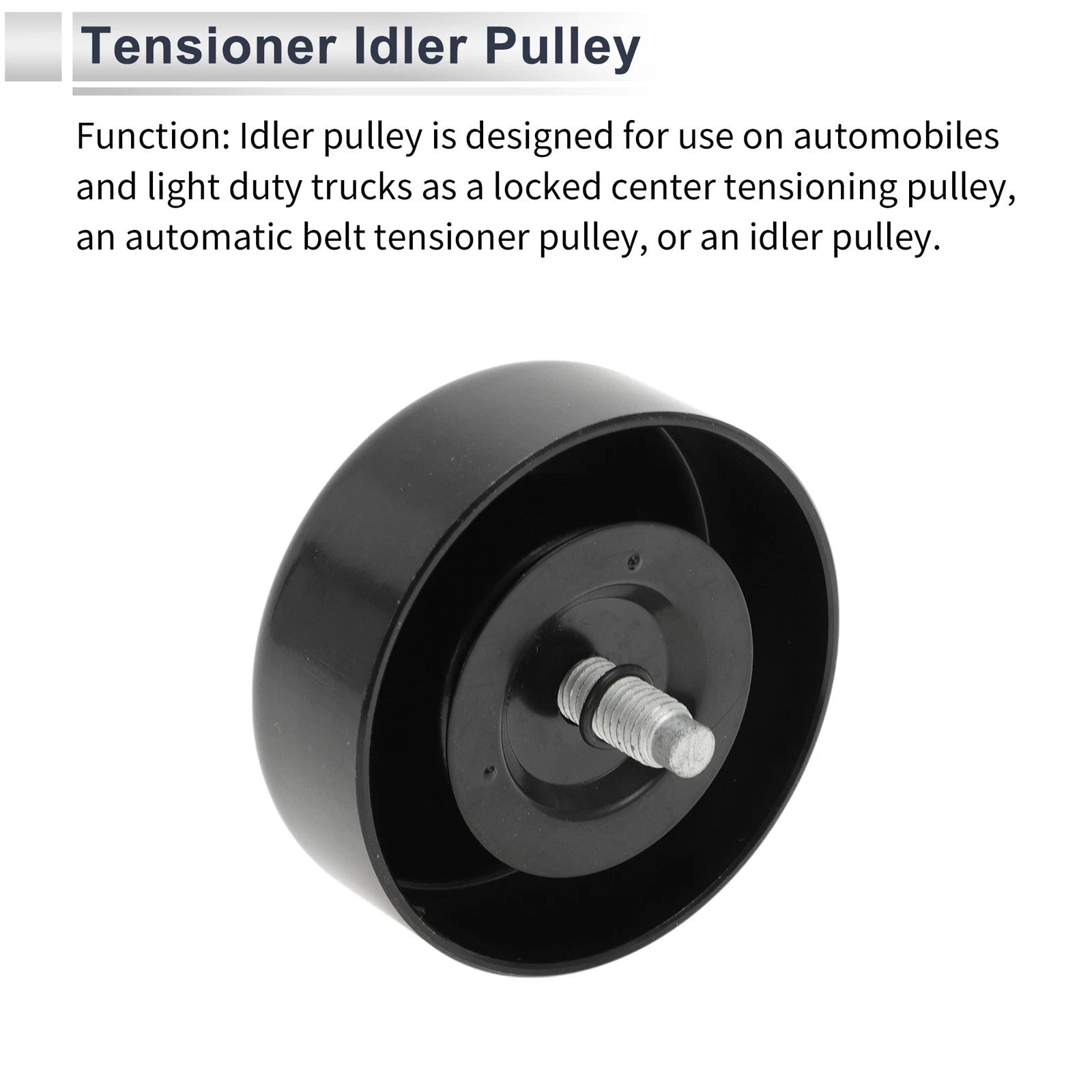 Drive Belt Idler Pulley for Hyundai Santafe (2009–2020) No. 252872F000