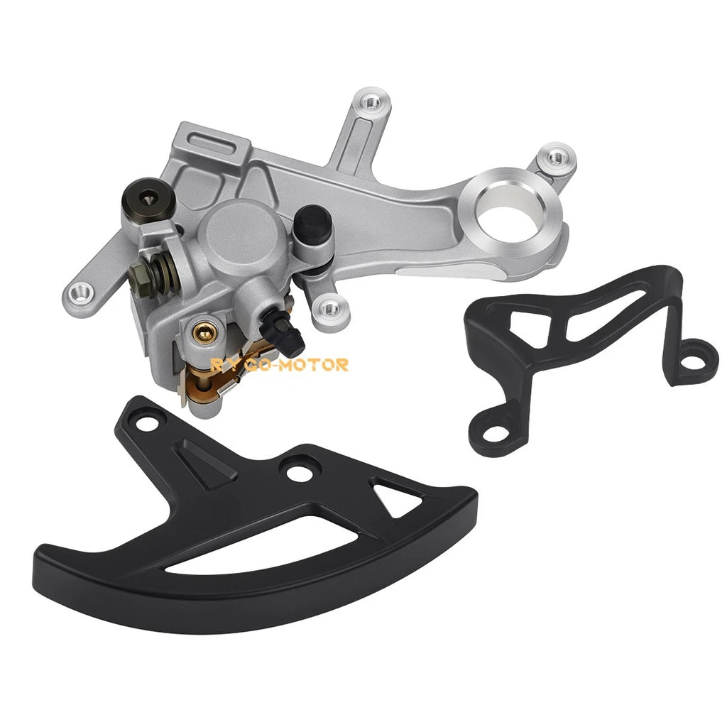 Rear Brake Caliper & Cover Guard for Honda CRF250R CRF250X CRF250RX (2004–2024)