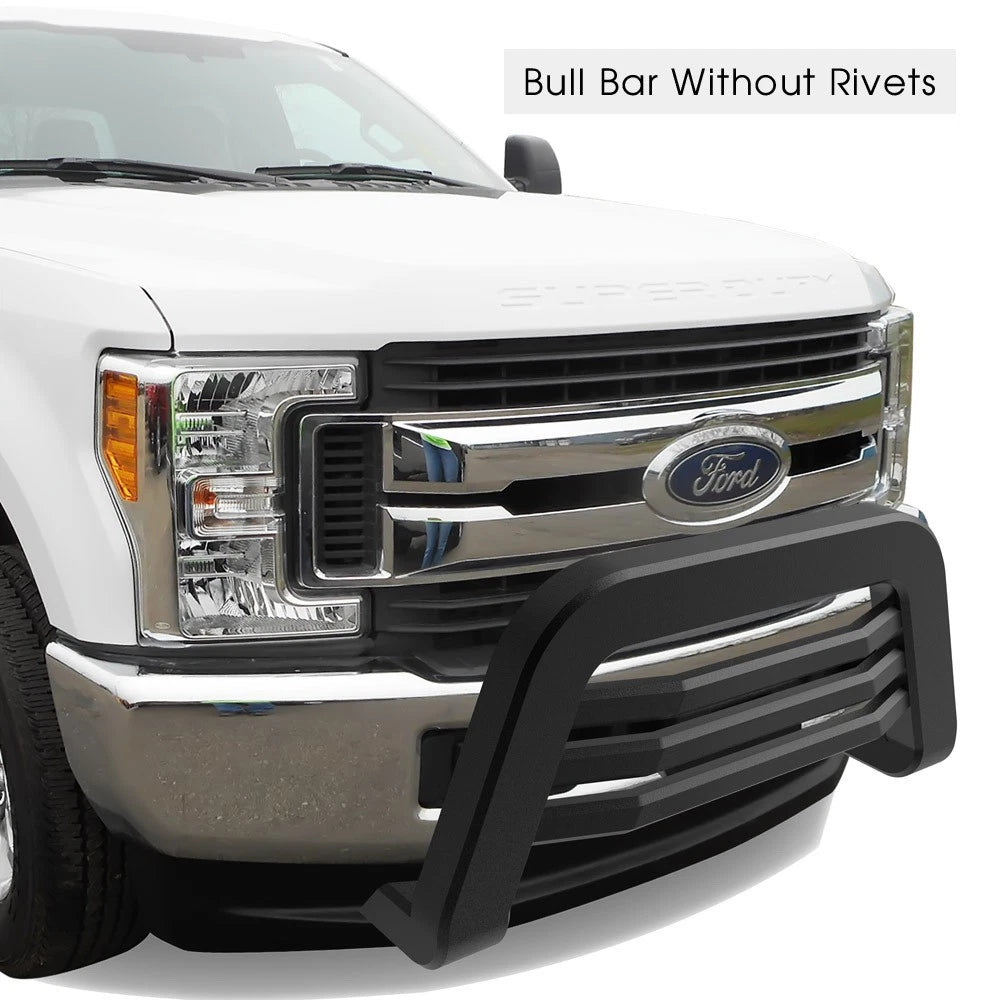Front Push Bumper for Ford Super Duty (2017-2018) - Black