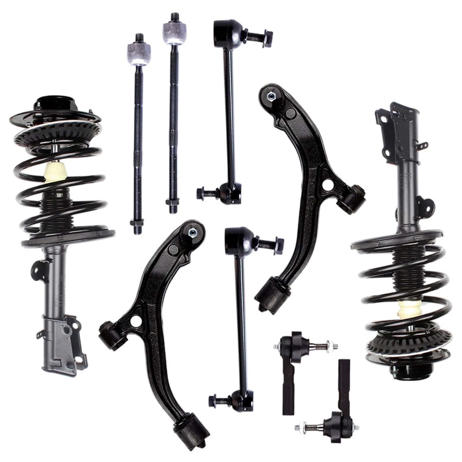 Front Struts Control Arm Tie Rod for Dodge Caravan (2001–2007)