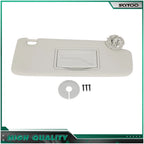 Right Side Sun Visor for Chevrolet Cruze (2016–2017) Gray, 3 Screw Holes