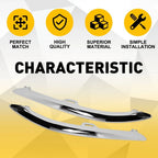 Chrome Bumper Trims for Honda Pilot (2019–2022) Left Right Side Garnish