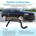 Upper Engine Radiator Hose for Dodge Durango (2011–2020) No. 5058394AA/5058394AB