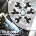 6 x No.4591986AA Fuel Injectors for Dodge Avenger R/T SXT 2.7L 3.5L (2008-2010)