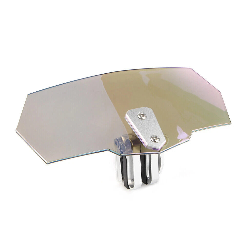 Windshield Wind Screen for Honda Yamaha Suzuki Kawasaki Aprilia Ducati (Iridium)