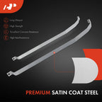 2X Steel Fuel Tank Straps for Ford Custom Galaxie Country Sedan (1964)