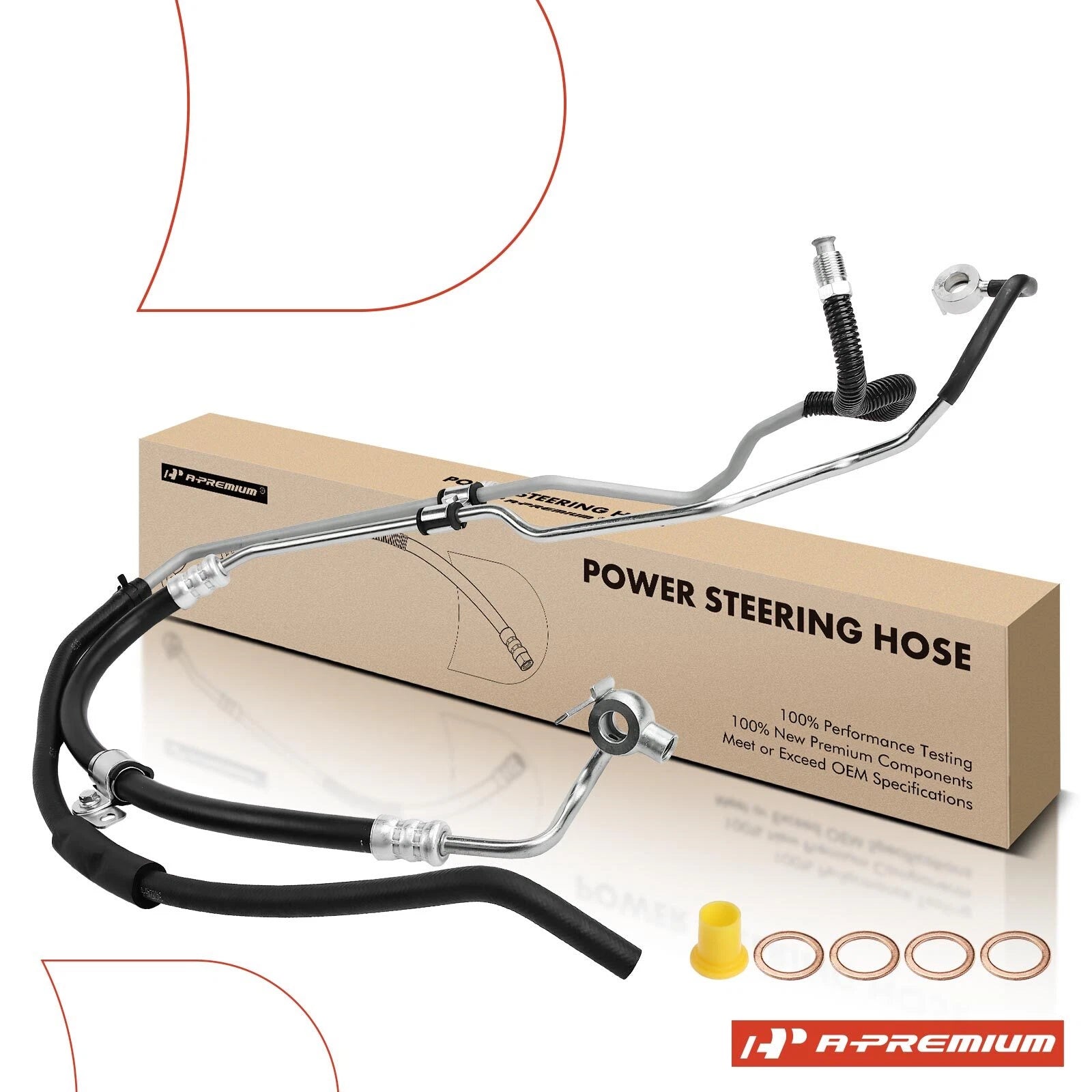 Power Steering Pressure and Return Line Hose for Toyota Land Cruiser (2010-2019)