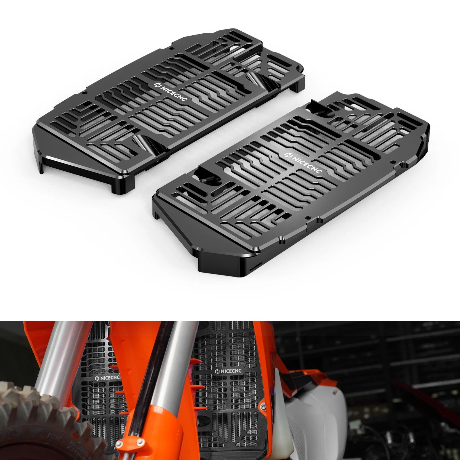 CNC Radiator Guards for KTM 150-500 XC/XCFW/XWF/EXC-F (2024–2026)