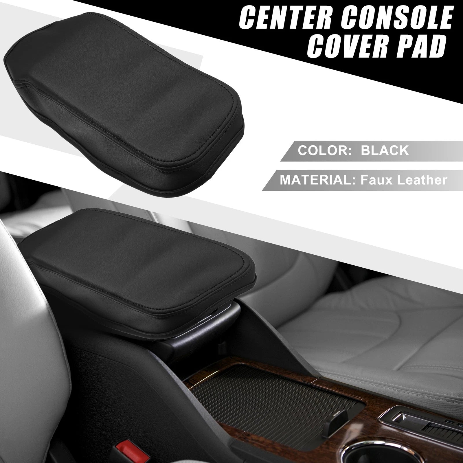 Center Console Pad Armrest Cover for Nissan Sentra (2013–2019)