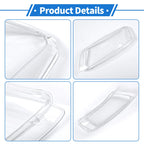 1 Pc Headlight Lens Cover for Audi A6 (2006–2011) Clear