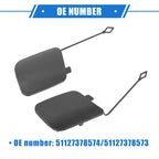 Rear Tow Hook Eye Hole Cover Cap for BMW X5 (2016-2018)