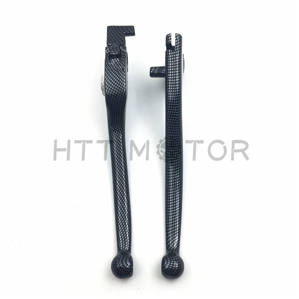 Brake & Clutch Hand Lever Carbon Replacement Set for Kawasaki ZX10R (2004–2005)