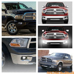 LED Fog Driving Lights for 2009-2014 Dodge Ram 1500 2500 3500