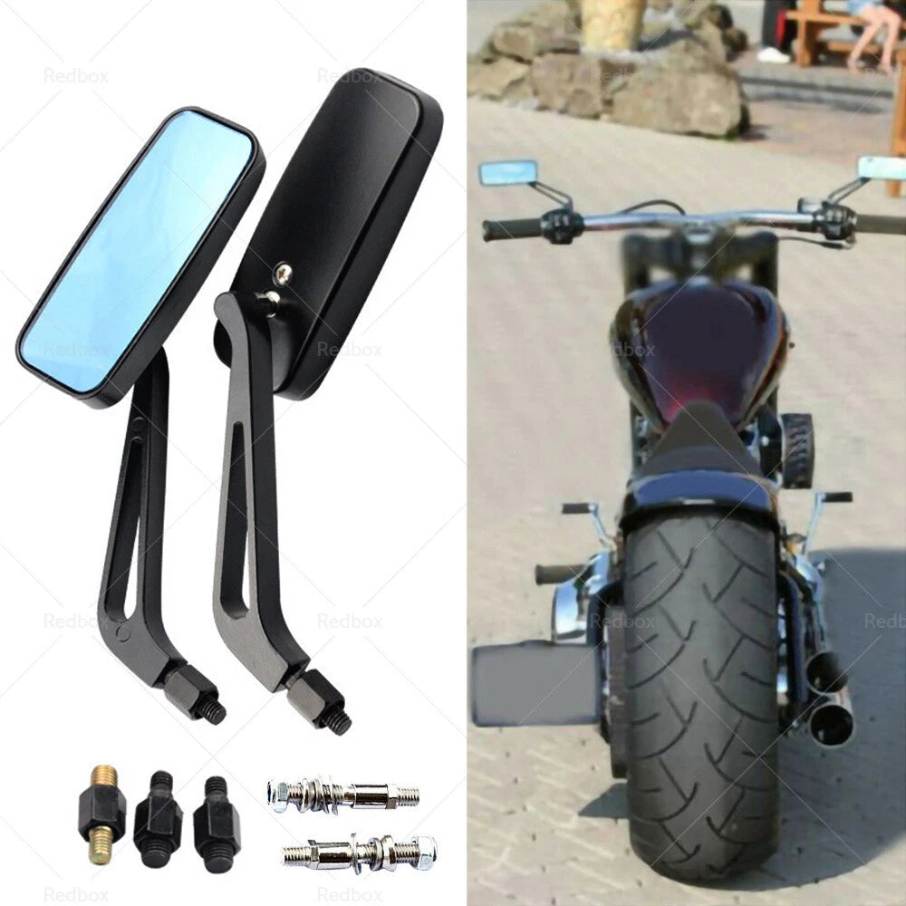 8mm Motorcycle Mirror for Chopper Cruiser Bobber Racer Cafe Scooter