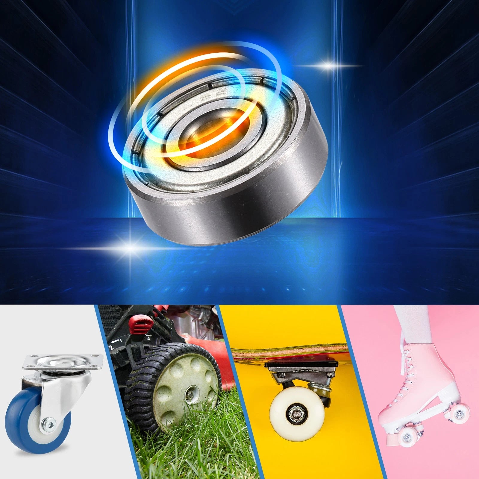 20pcs 627ZZ Deep Groove Ball Bearings for Various Models (7x22x7mm)